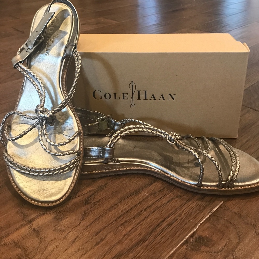 Cole Haan Phoebe sandal platinum-preloved